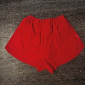 All in Motion Vibrant Red Women's Athletic Shorts